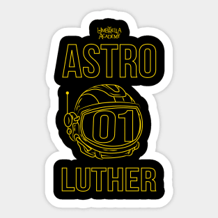 UMBRELLA ACADEMY: ASTRO LUTHER YELLOW Sticker